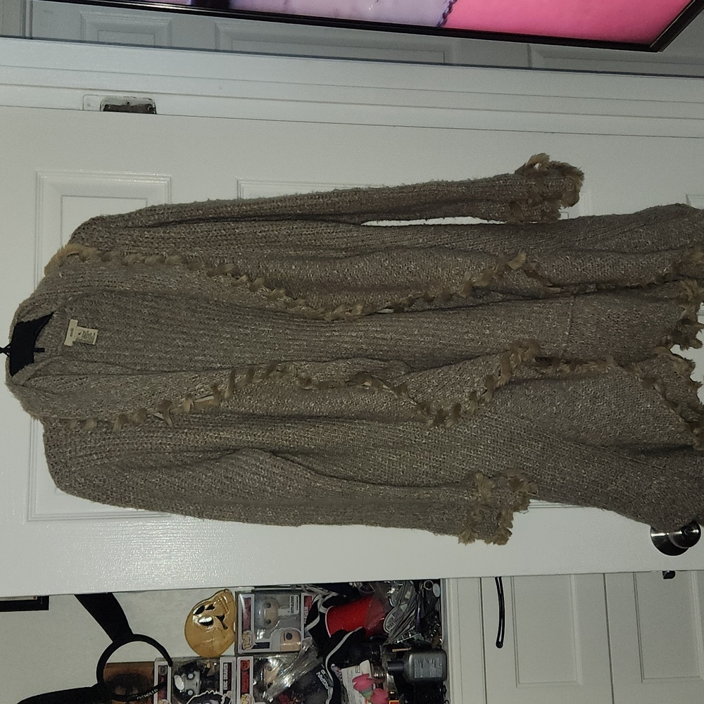 Soft Furry Sweater Coat